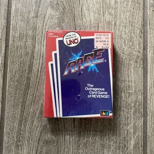 Sealed Vintage Rage Outrageous Card Game Of Revenge 1983
